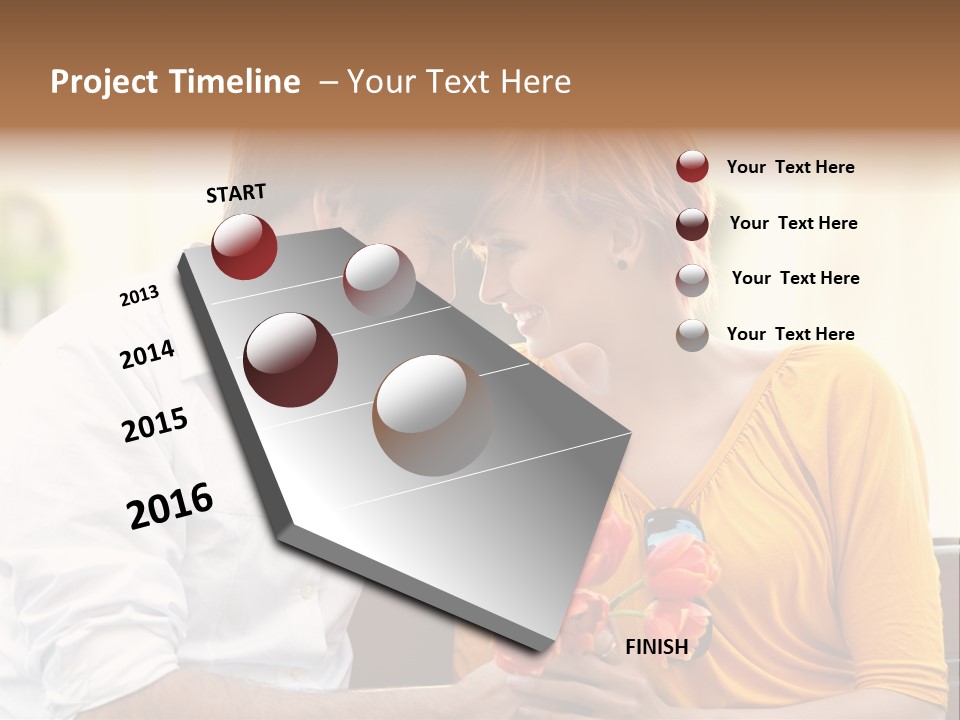 Romantic Style Lifestyle PowerPoint Template
