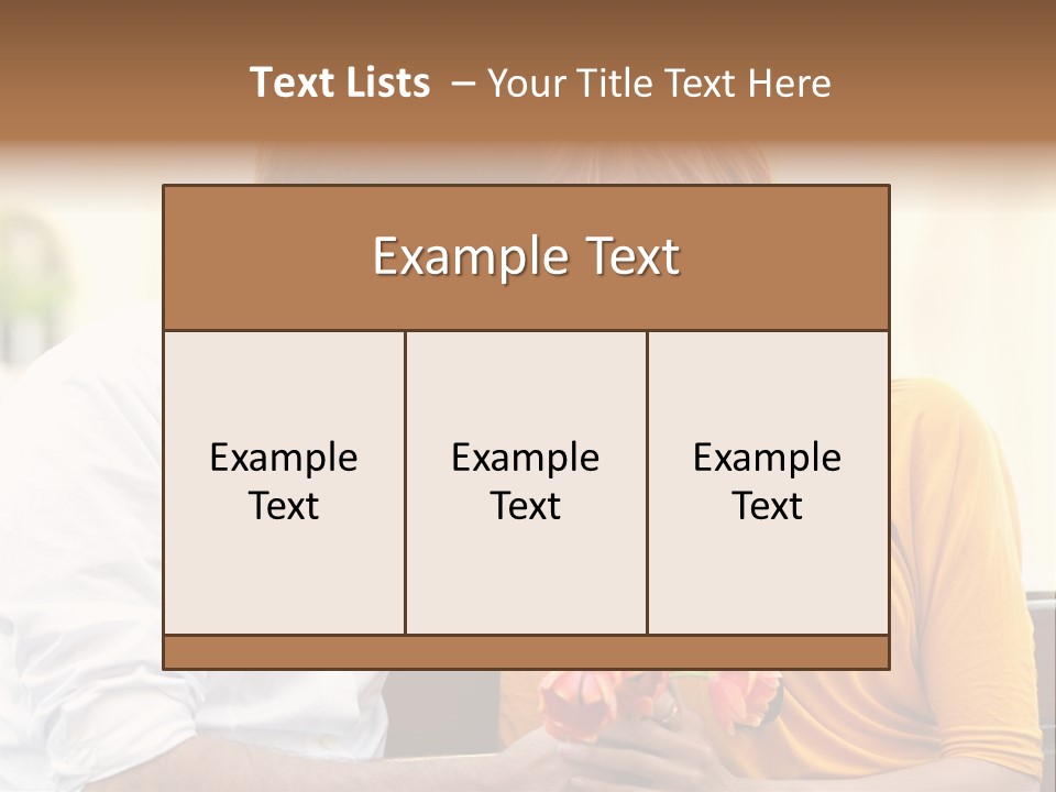 Romantic Style Lifestyle PowerPoint Template