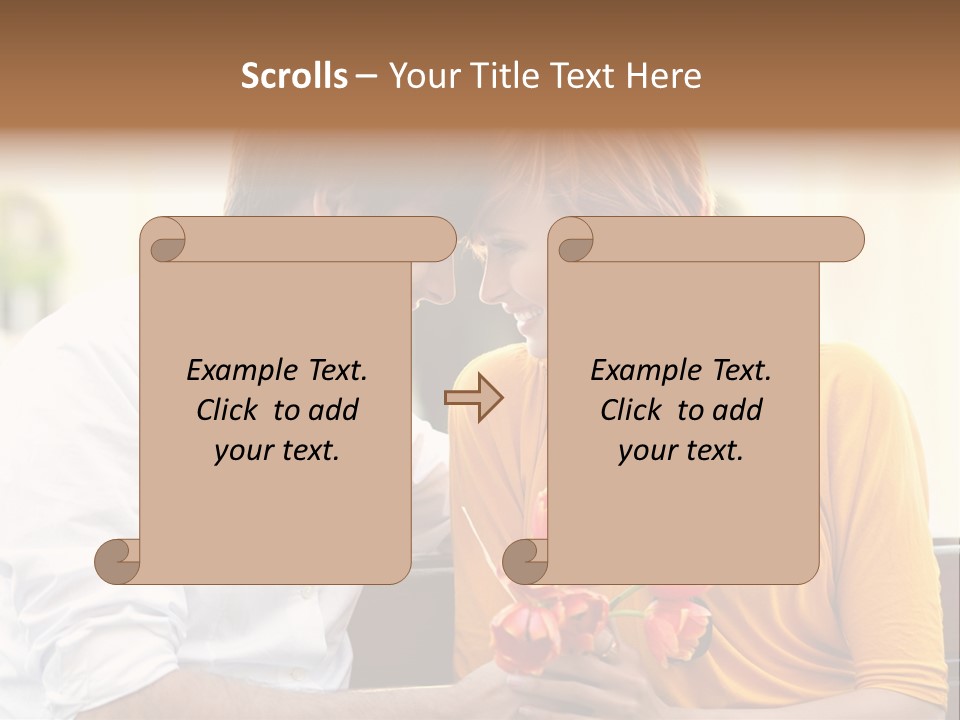 Romantic Style Lifestyle PowerPoint Template