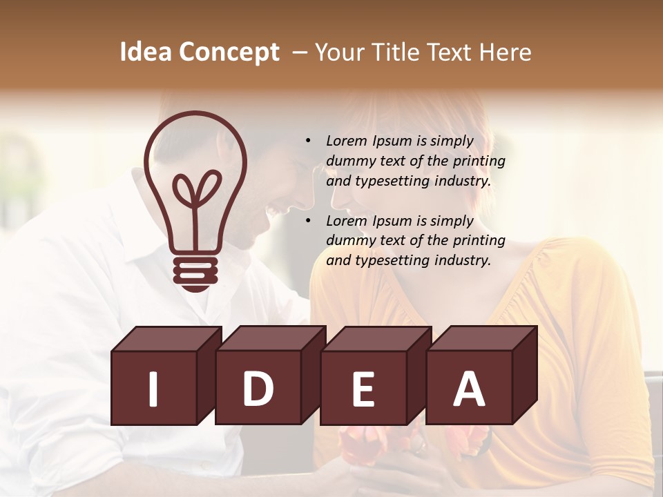 Romantic Style Lifestyle PowerPoint Template