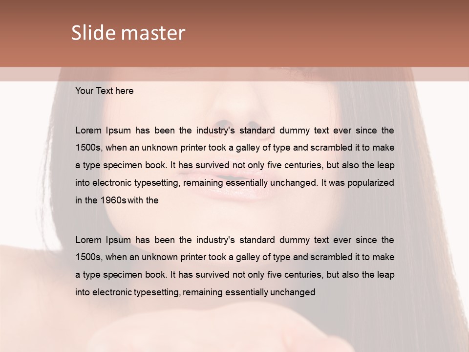 Person Skin Y PowerPoint Template