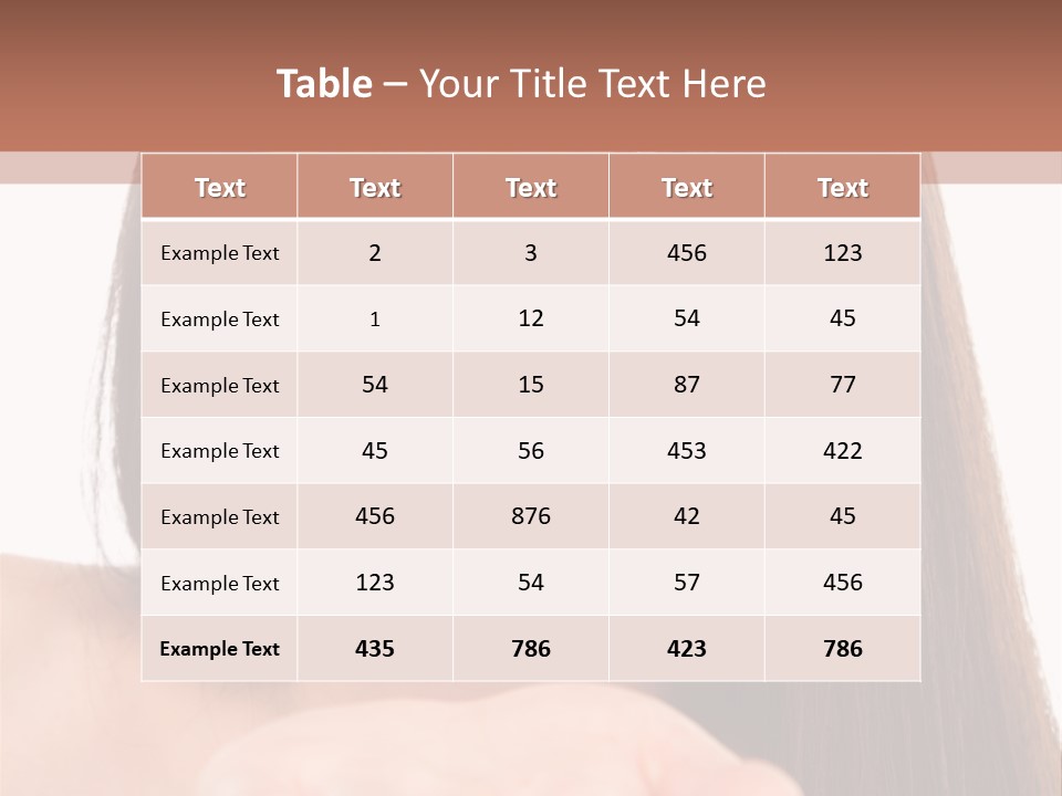 Person Skin Y PowerPoint Template