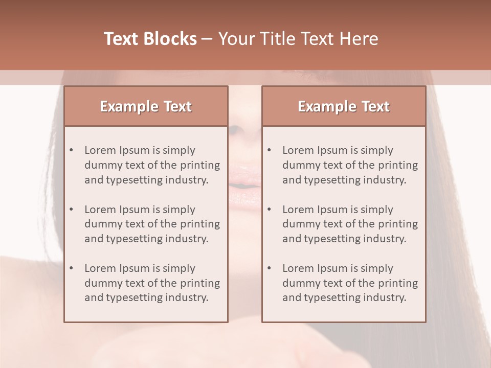 Person Skin Y PowerPoint Template
