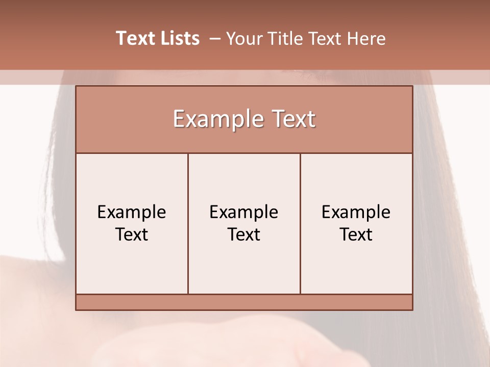 Person Skin Y PowerPoint Template