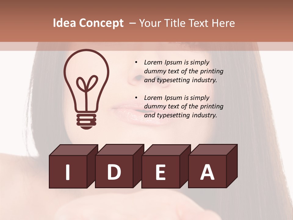 Person Skin Y PowerPoint Template