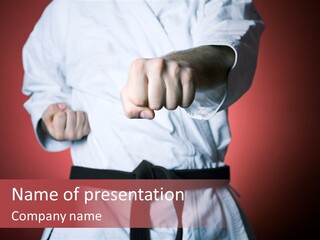 Health Fitness Defense PowerPoint Template