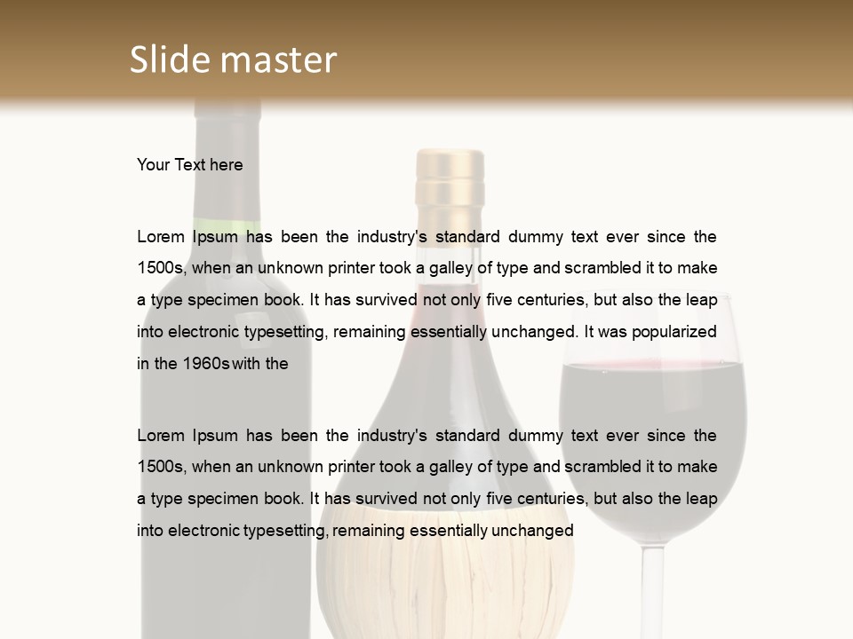 Isolated Abstract Circle PowerPoint Template