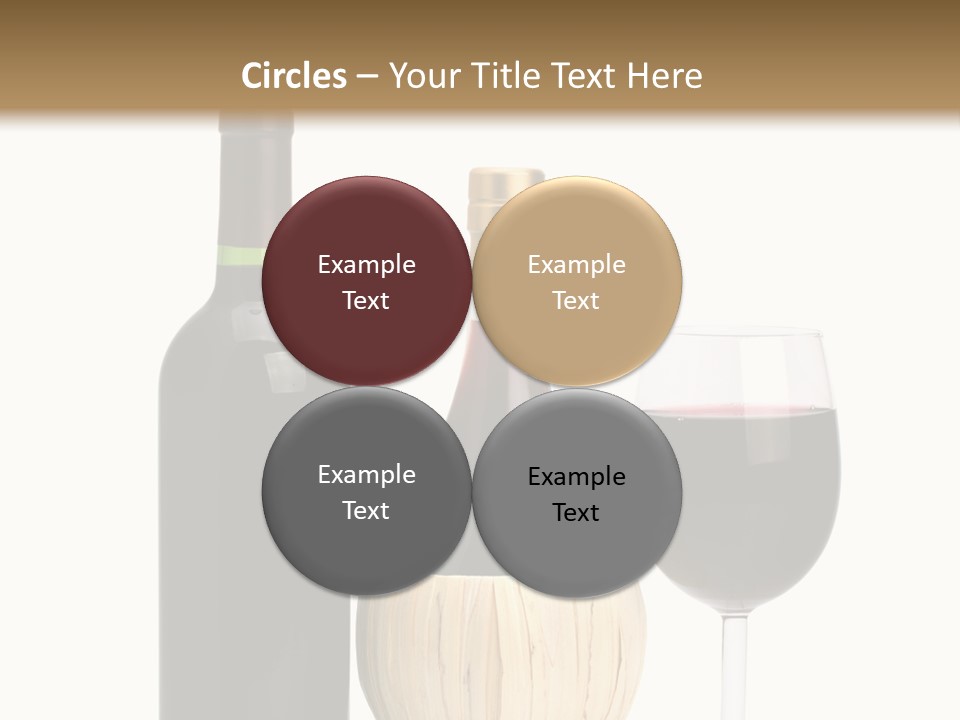 Isolated Abstract Circle PowerPoint Template