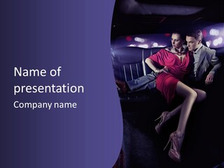 Dre Nightclub Lady PowerPoint Template