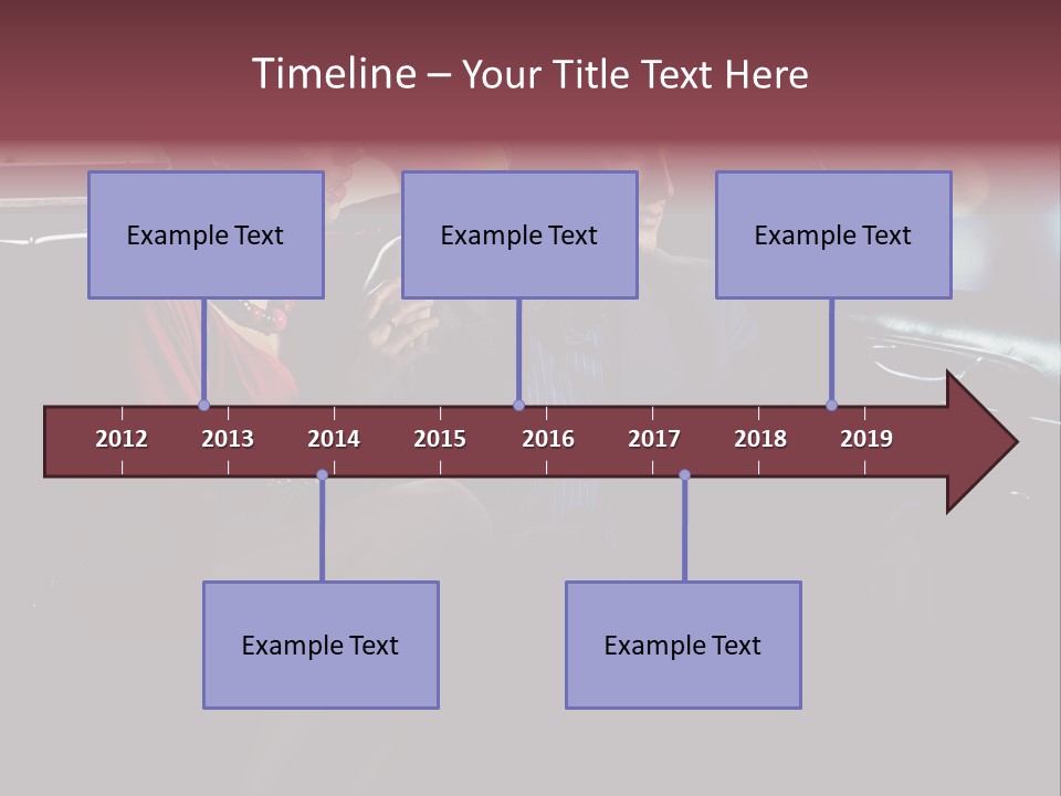 Club Lady Automobile PowerPoint Template