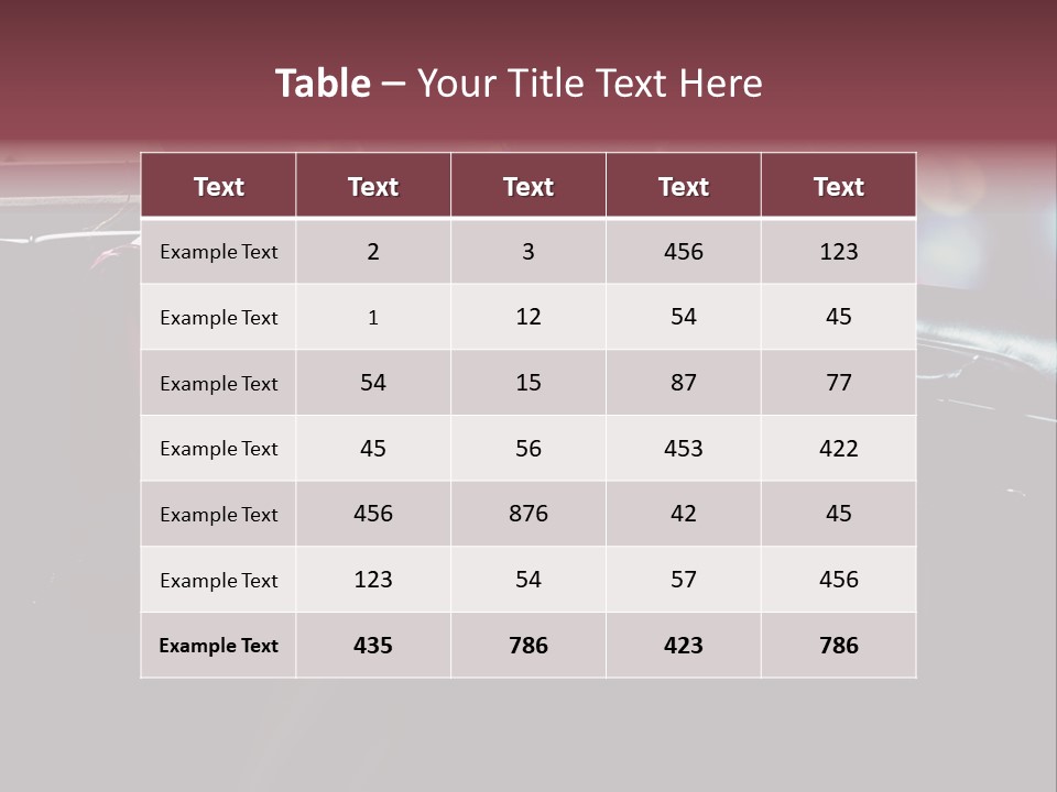 Club Lady Automobile PowerPoint Template