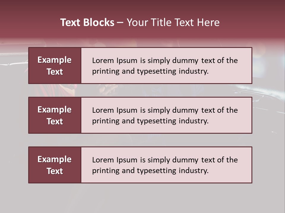 Club Lady Automobile PowerPoint Template