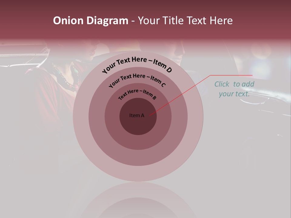 Club Lady Automobile PowerPoint Template