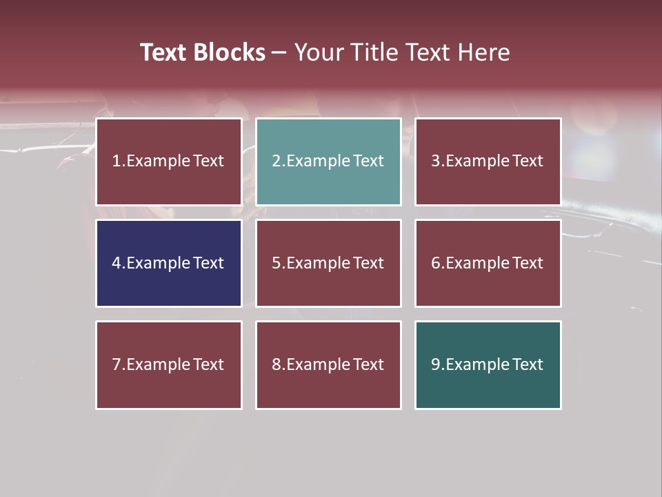 Club Lady Automobile PowerPoint Template