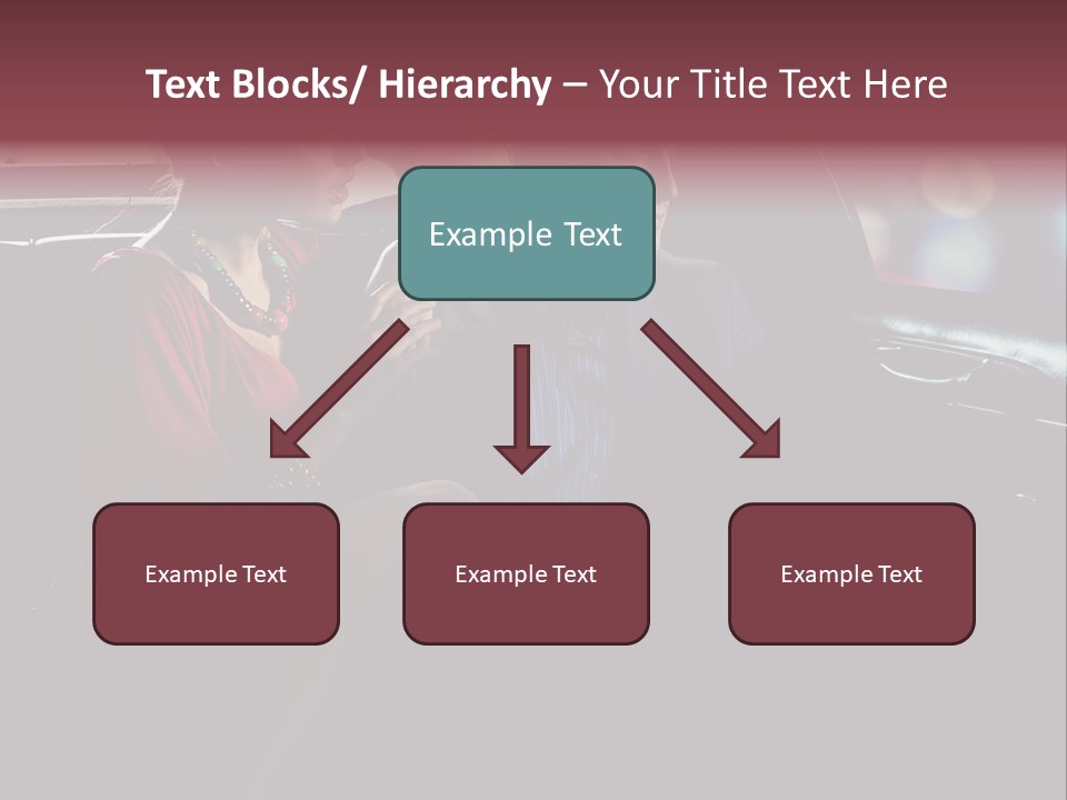 Club Lady Automobile PowerPoint Template