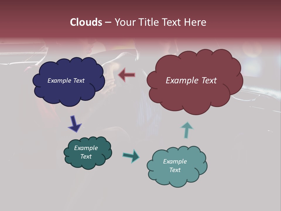 Club Lady Automobile PowerPoint Template