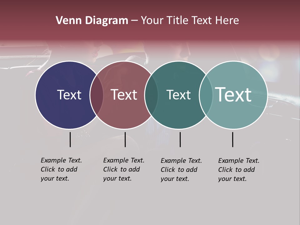 Club Lady Automobile PowerPoint Template