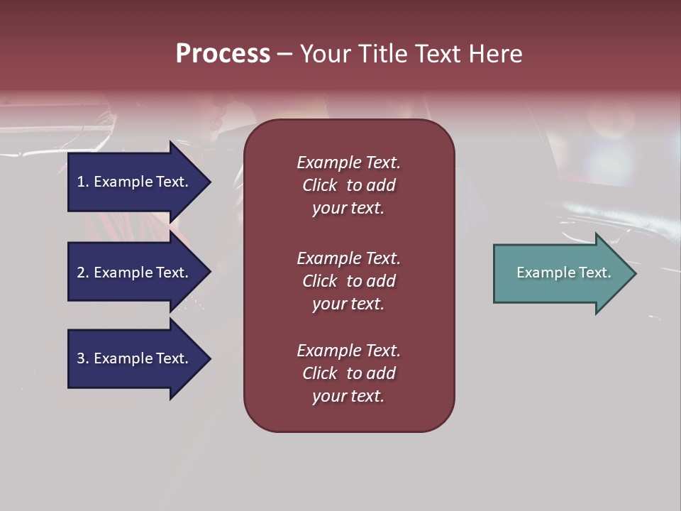 Club Lady Automobile PowerPoint Template