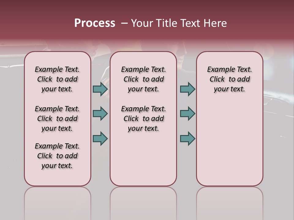 Club Lady Automobile PowerPoint Template
