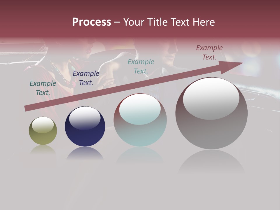 Club Lady Automobile PowerPoint Template