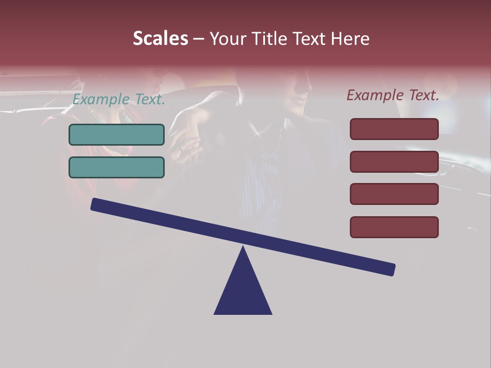 Club Lady Automobile PowerPoint Template