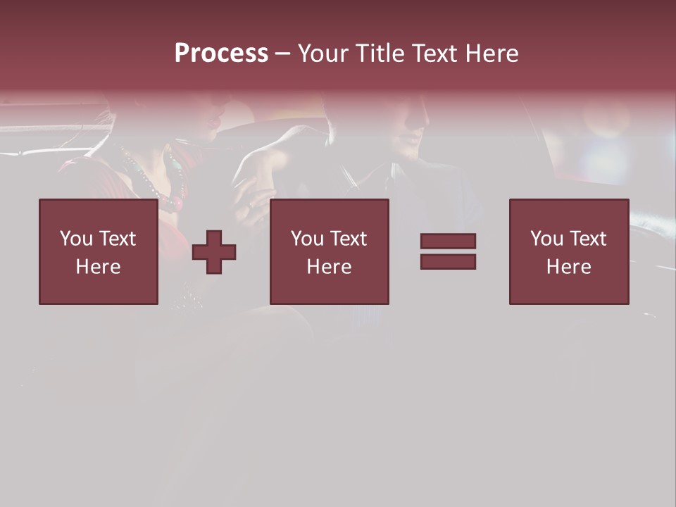 Club Lady Automobile PowerPoint Template