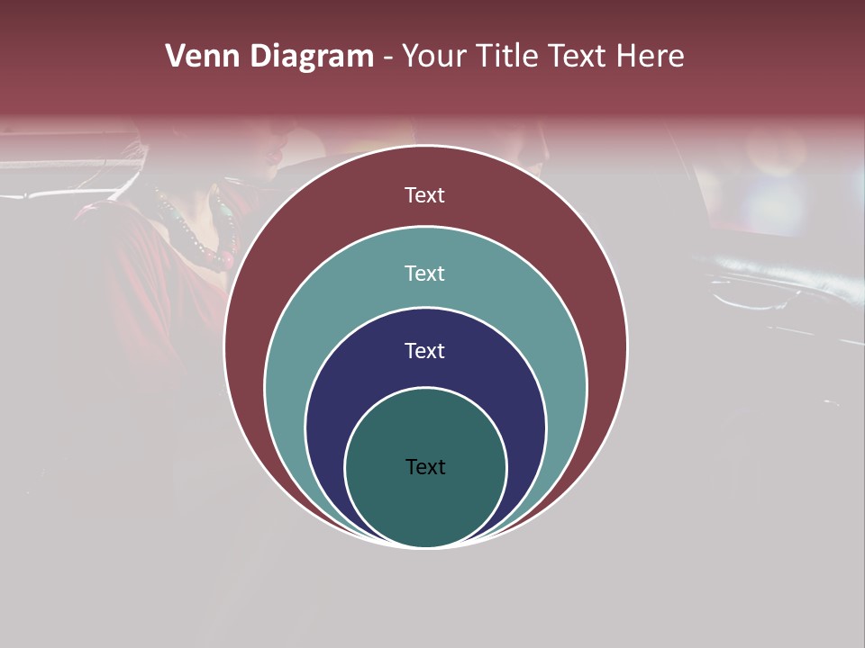 Club Lady Automobile PowerPoint Template