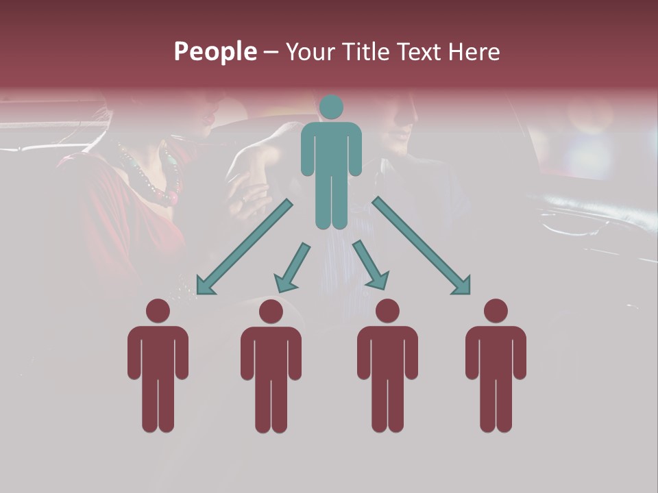 Club Lady Automobile PowerPoint Template