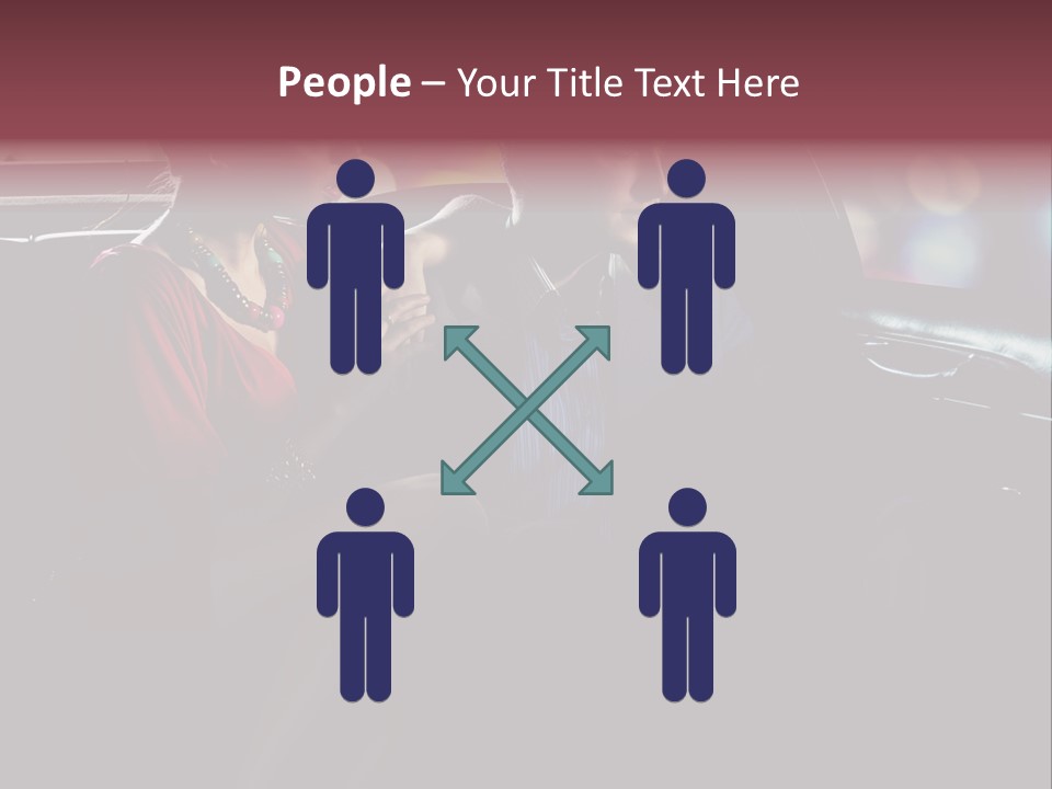 Club Lady Automobile PowerPoint Template