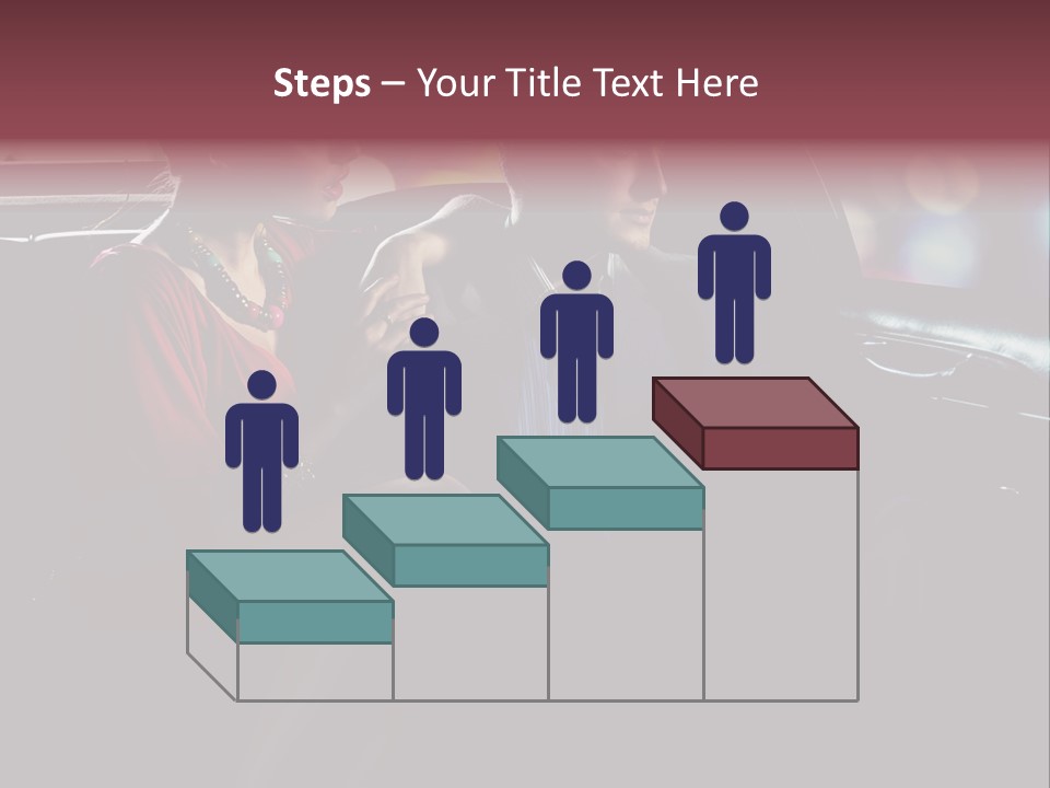 Club Lady Automobile PowerPoint Template