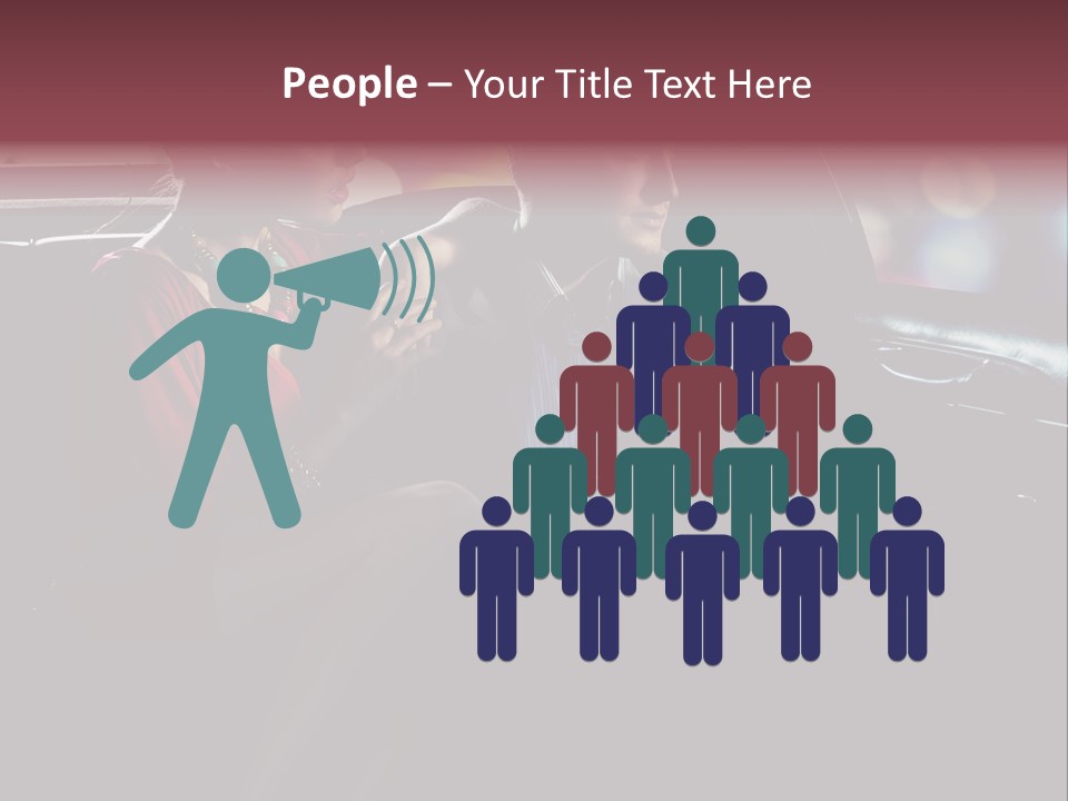 Club Lady Automobile PowerPoint Template