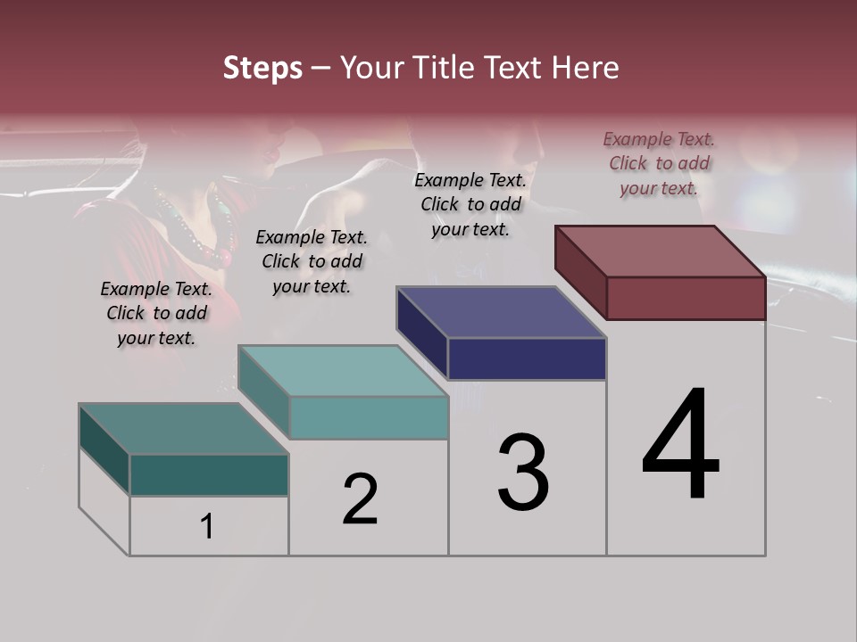 Club Lady Automobile PowerPoint Template