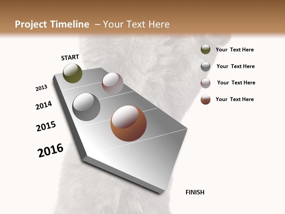 Standing Fun British PowerPoint Template