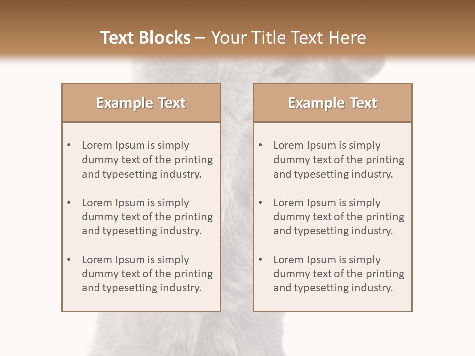 Standing Fun British PowerPoint Template