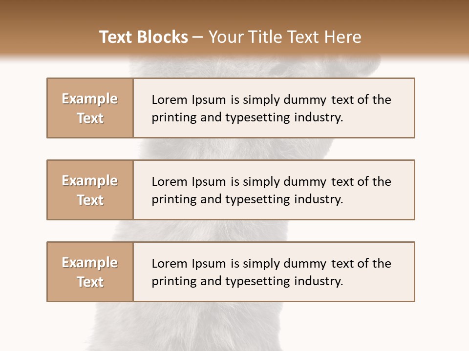 Standing Fun British PowerPoint Template