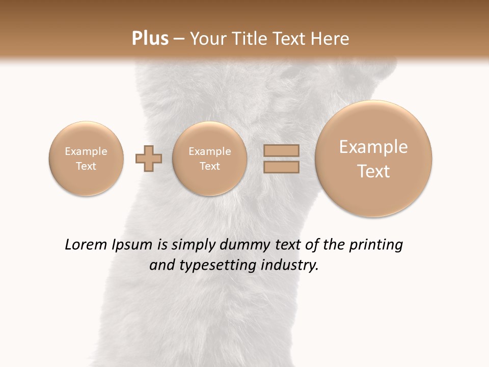 Standing Fun British PowerPoint Template