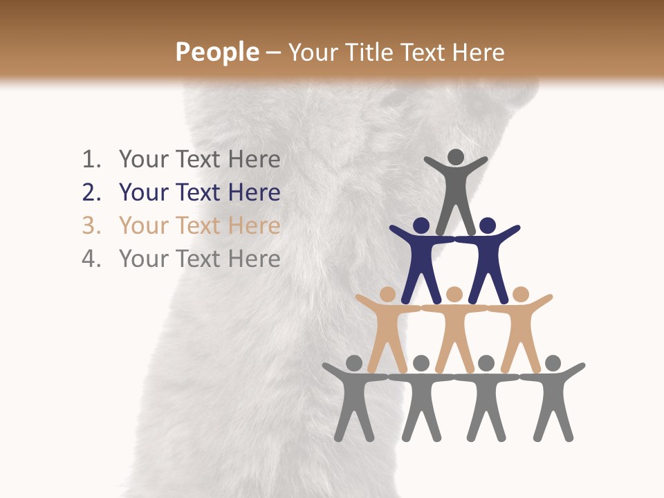 Standing Fun British PowerPoint Template