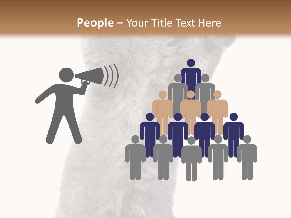 Standing Fun British PowerPoint Template