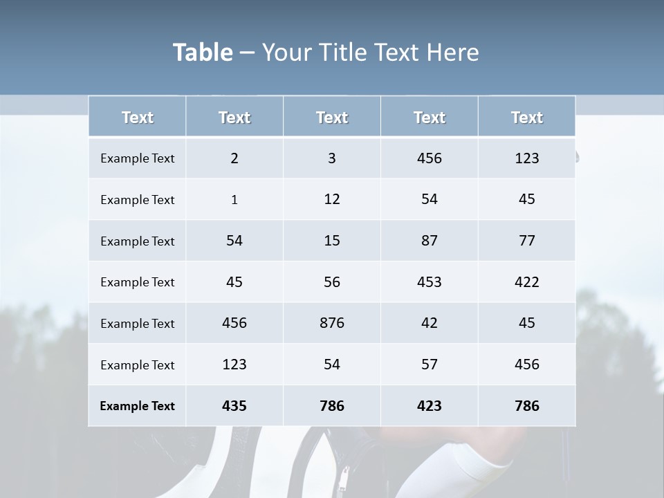 Meadow Woman Sport PowerPoint Template