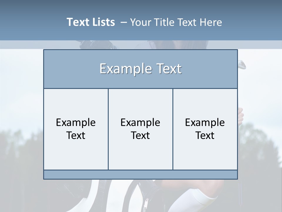 Meadow Woman Sport PowerPoint Template