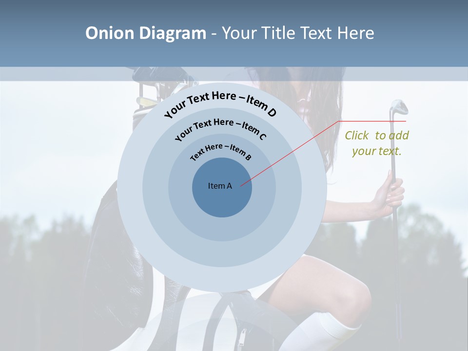 Meadow Woman Sport PowerPoint Template