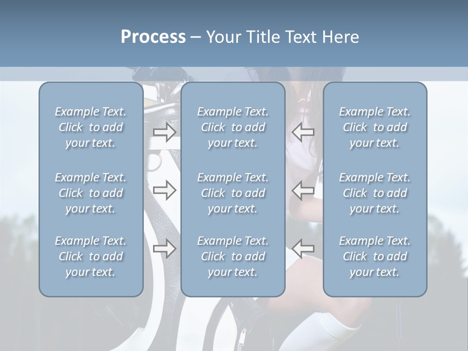 Meadow Woman Sport PowerPoint Template