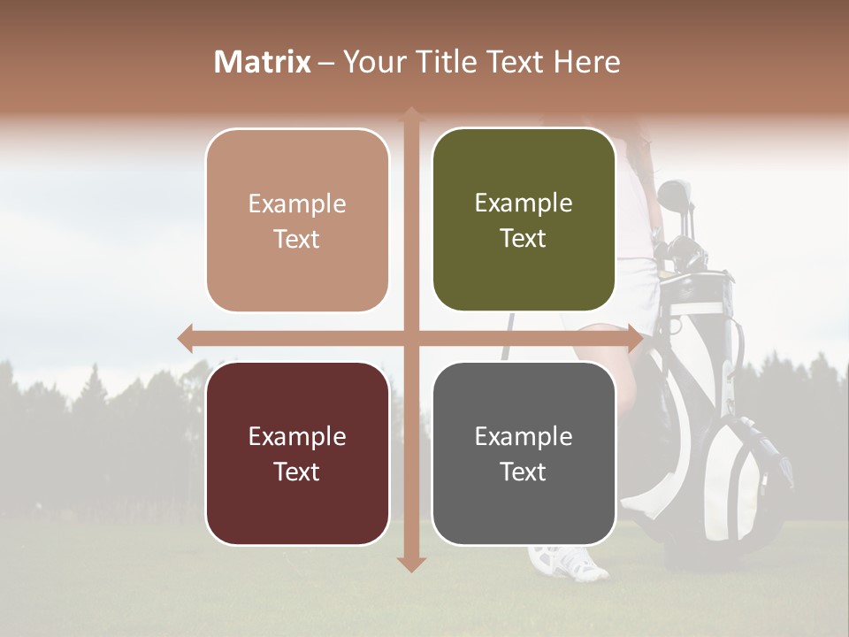 Club Grass Fashion PowerPoint Template