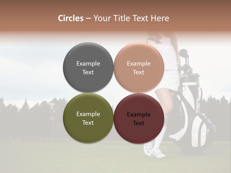 Club Grass Fashion PowerPoint Template