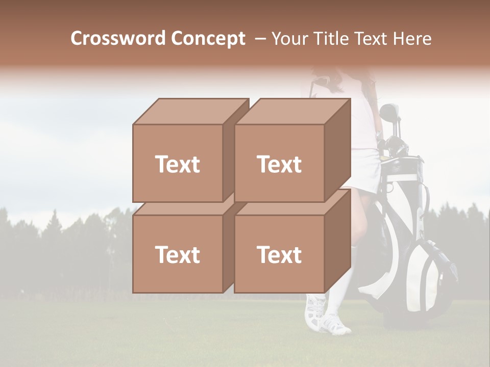 Club Grass Fashion PowerPoint Template