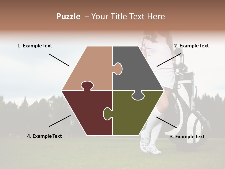 Club Grass Fashion PowerPoint Template