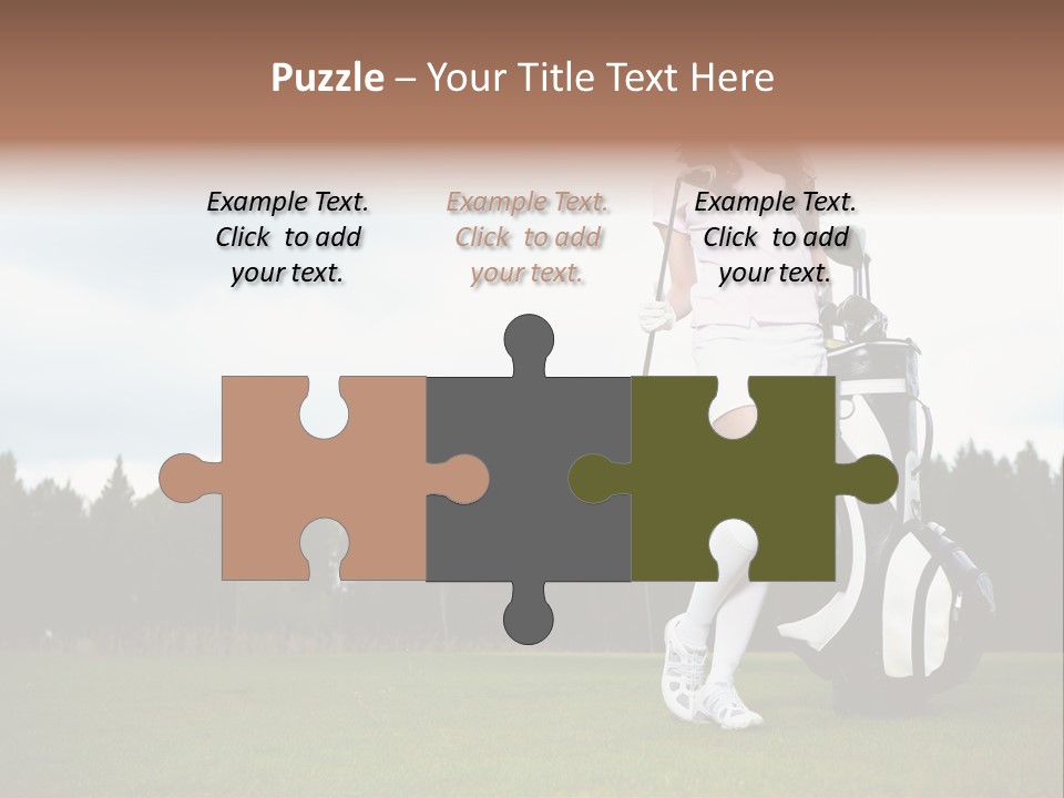 Club Grass Fashion PowerPoint Template