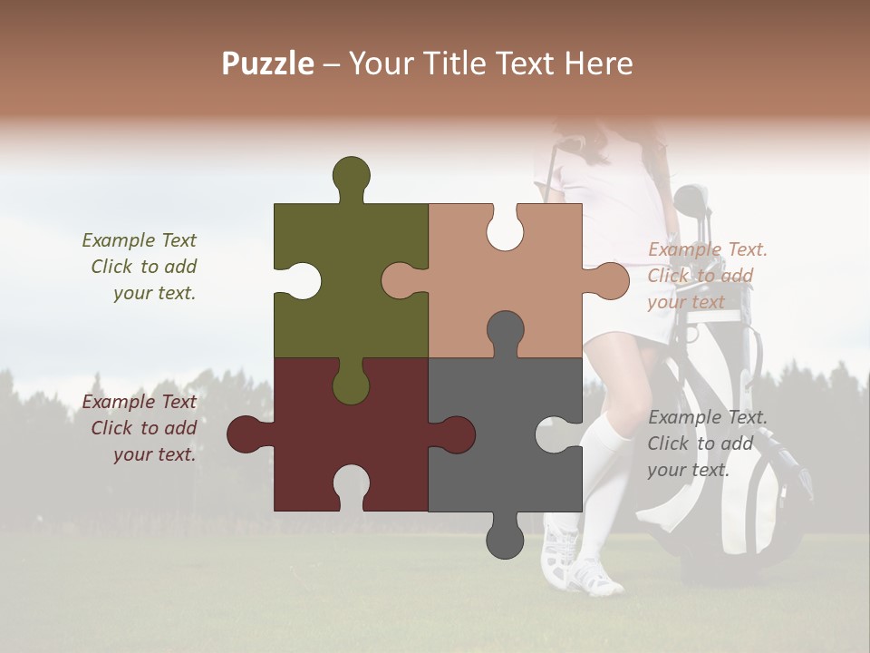 Club Grass Fashion PowerPoint Template