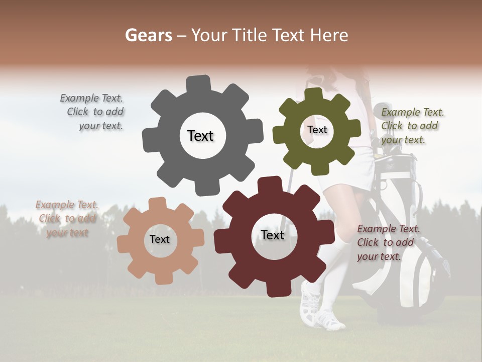 Club Grass Fashion PowerPoint Template