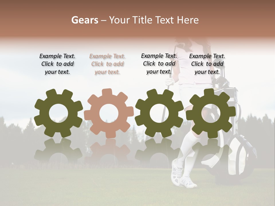 Club Grass Fashion PowerPoint Template